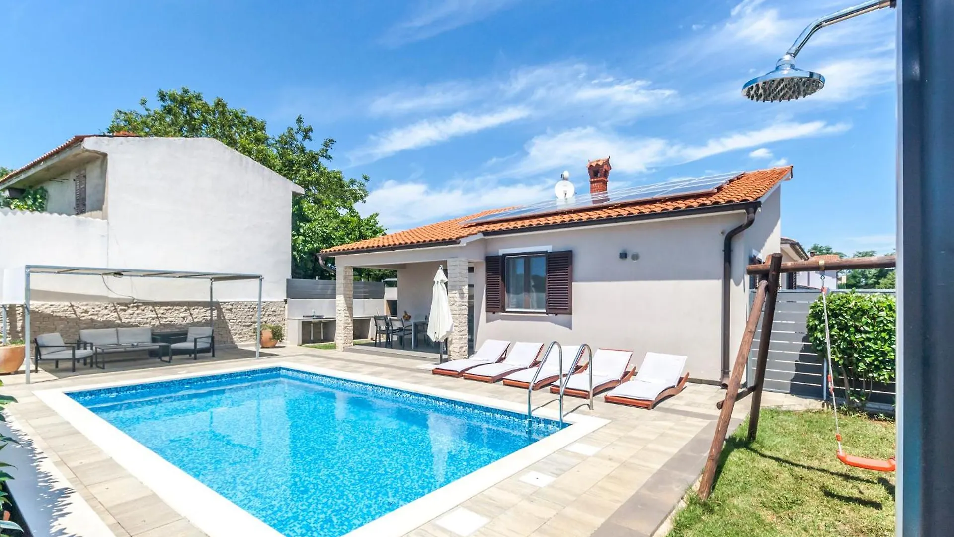 Villa Gortan - Pool House For 7 Guests Near Pula Istria - Ferienhaus Istrien Marčana